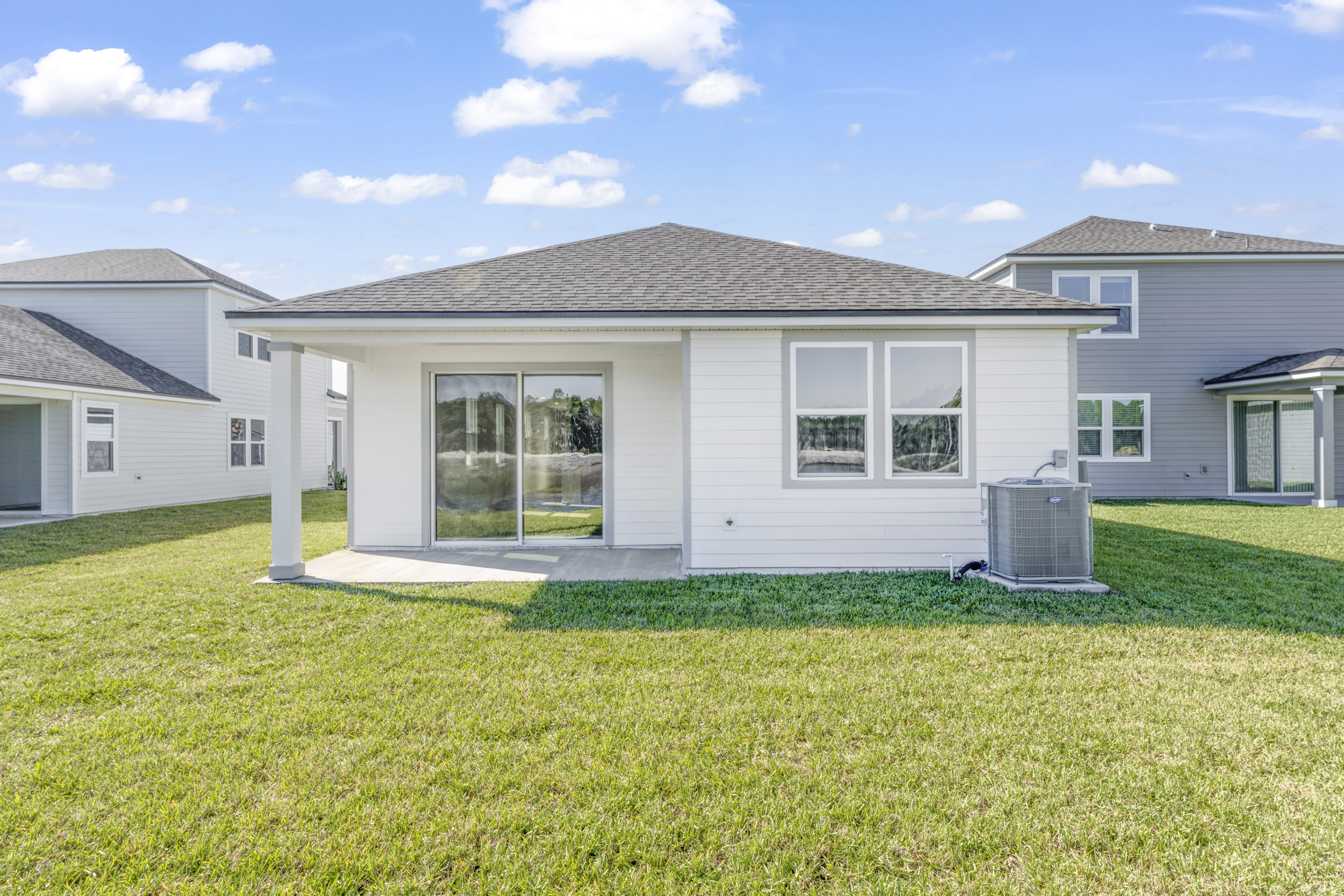 Lot 145 Rear Exterior with Covered Patio at Camden Woods in Kingsland