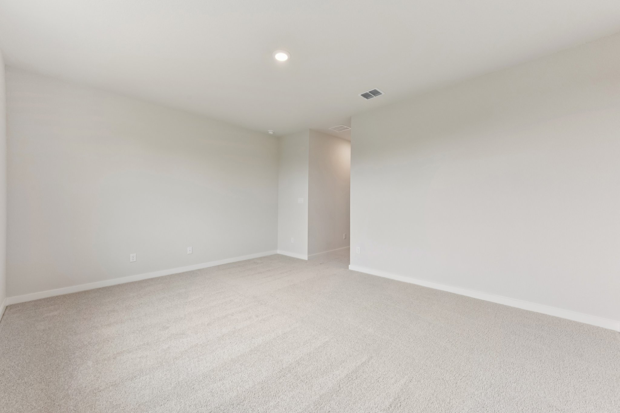 A room with white walls.