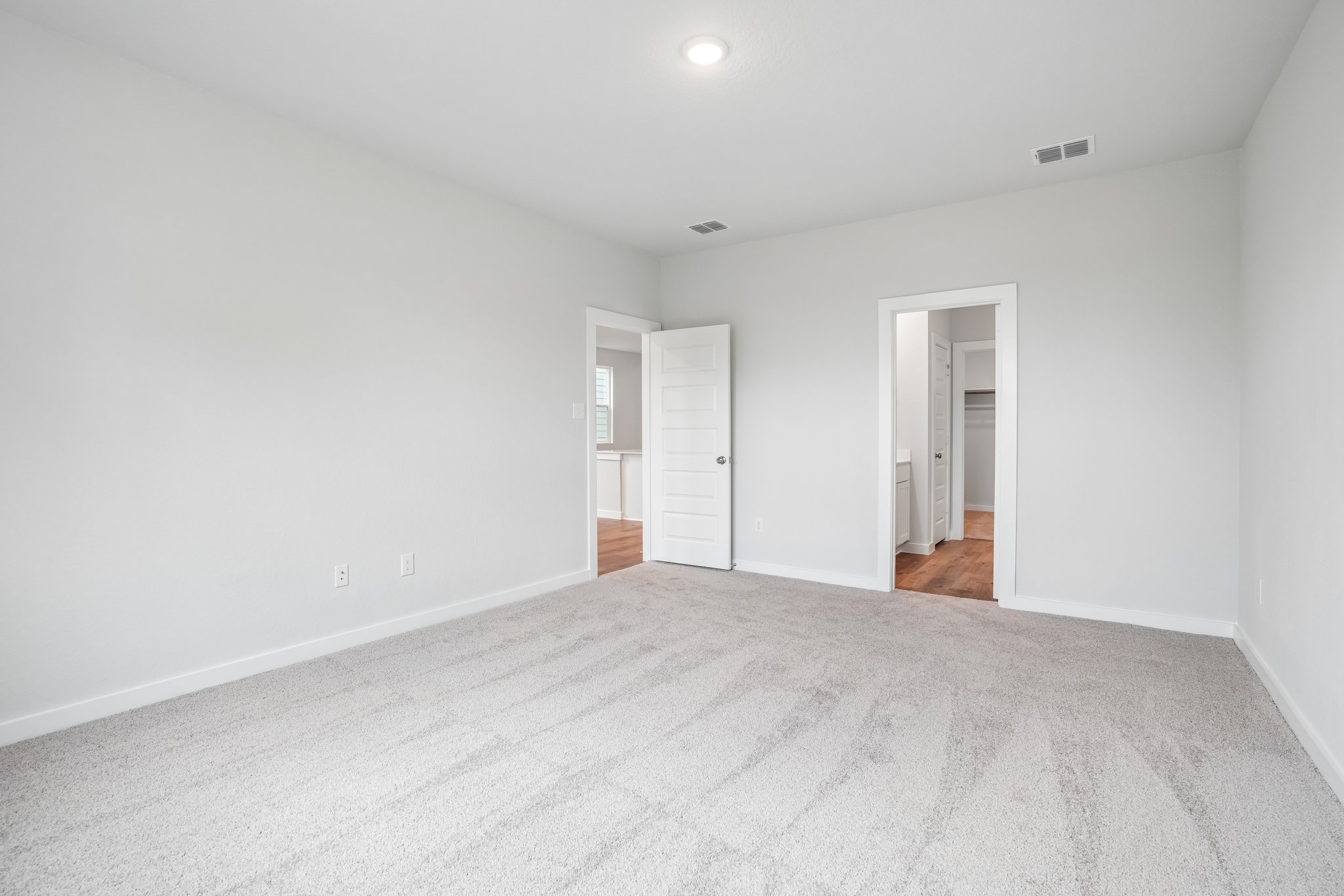 A room with white walls.
