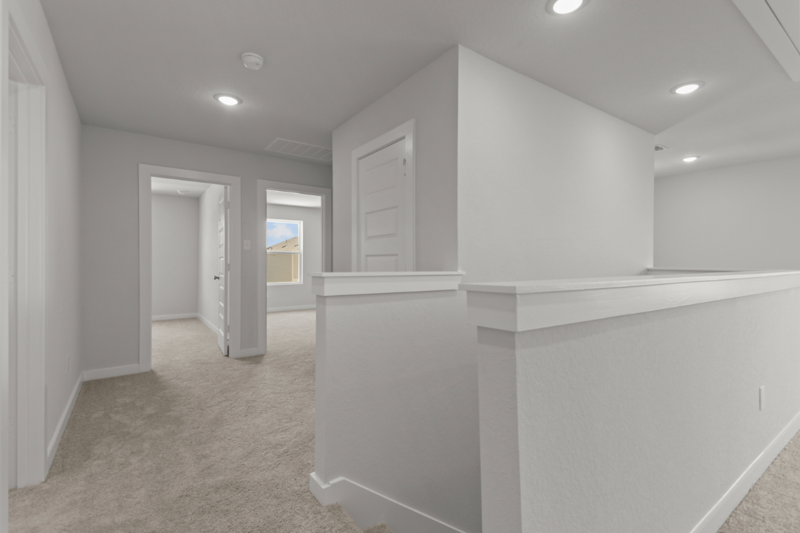 A room with white walls.