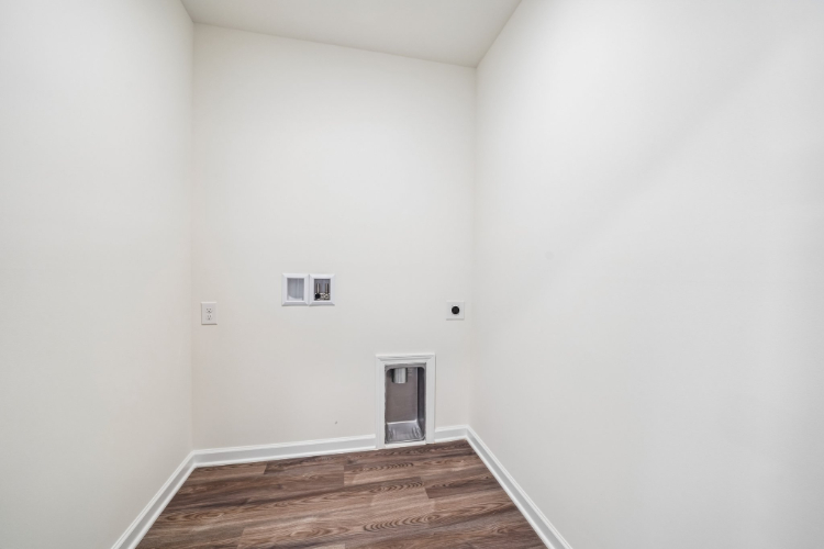 A room with white walls.