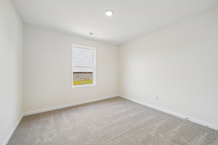 A room with a window.